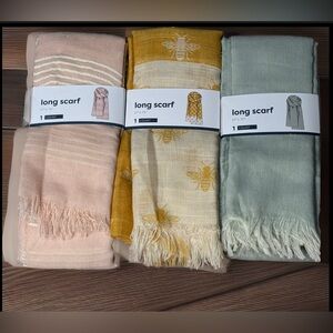 Women's Soft Fashion Scarves - set of 3
